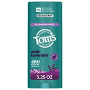 Tom’s of Maine Wild Lavender Natural Deodorant for Men and Women, Aluminum Free, 3.25 oz