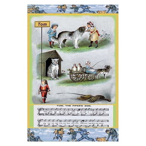 Tom, the Piper's Son Fine art canvas print (20" x 30")