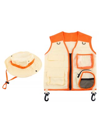 enqiretly Outdoor Explorer Set Toddlers Cargo kids fishing vest