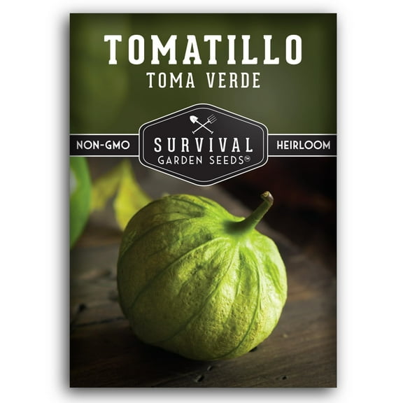 Toma Verde Tomatillo Seed - Non-GMO Heirloom Full Sun Annual Vegetable - 1 Pack