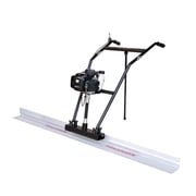 Tomahawk 37.7cc Gas Concrete Power Screed with 6ft Aluminum Board Straight Edge Set