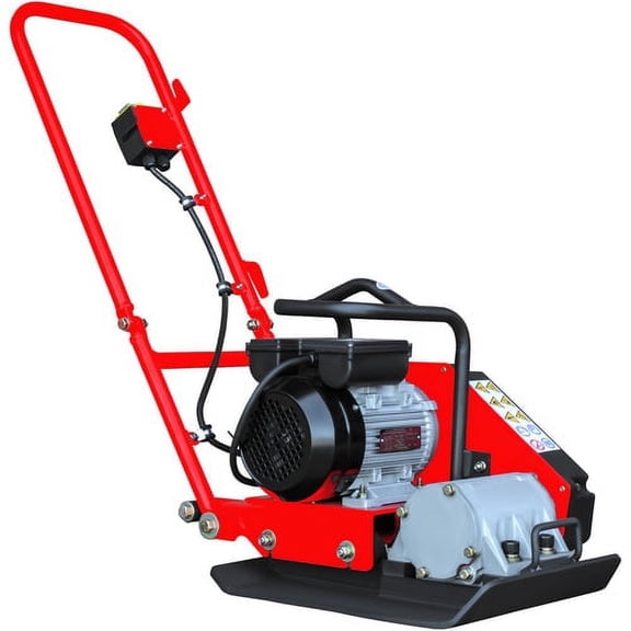 Tomahawk 2 HP Electric Vibratory Plate Compactor Tamper Gravel Soil Compaction