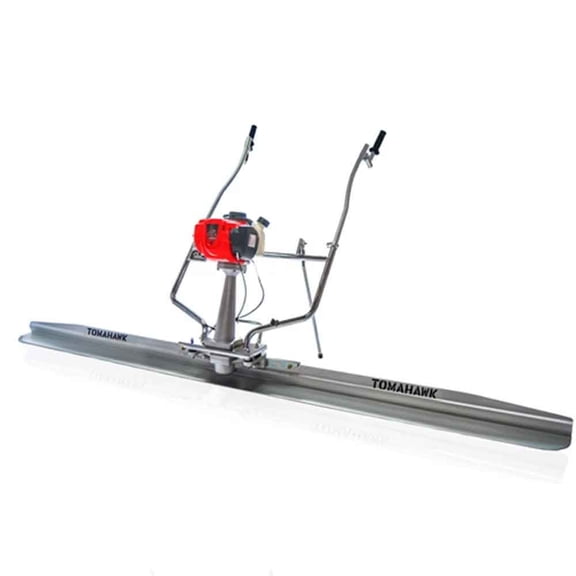 Tomahawk 1.6 HP Honda Vibrating Concrete Power Screed Motor with 6ft Magnesium Board Straight Edge