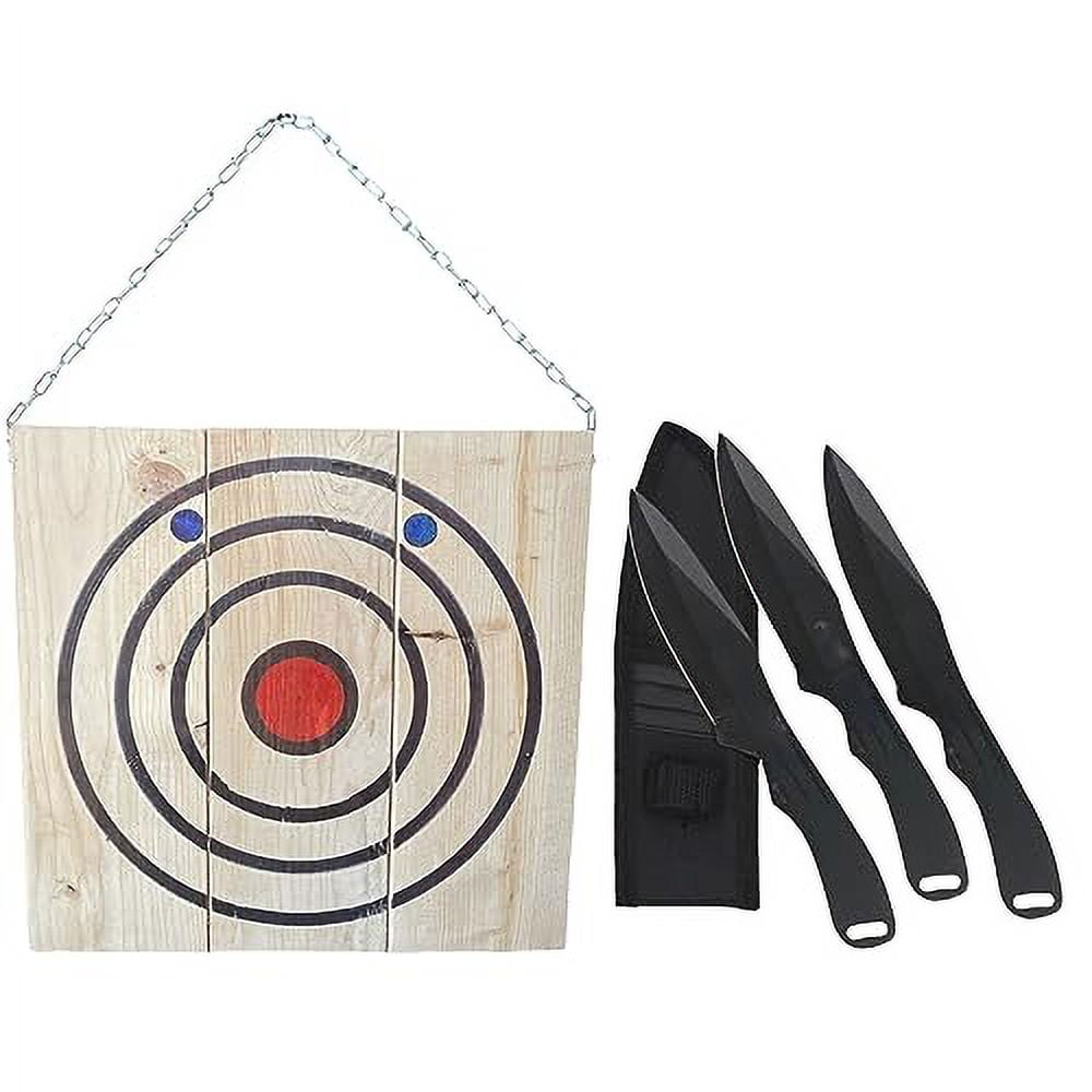 Tomahawk Targets Knife Throwing Target with Bullseye and Kill Shots