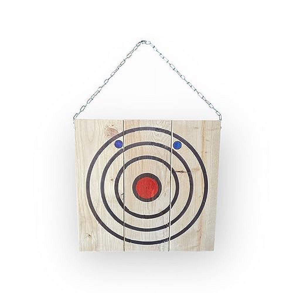 Tomahawk Targets Wooden Knife Throwing Target with Bullseye and Kill