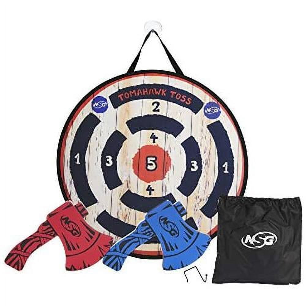 Tomahawk Toss Foam Axe Throwing Game For Kids Two Lightweight Axes With Large Easy Stick