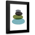 thumbnail image 1 of Tomas Design 11x14 Black Modern Framed Museum Art Print Titled - Modern Stones, 1 of 5