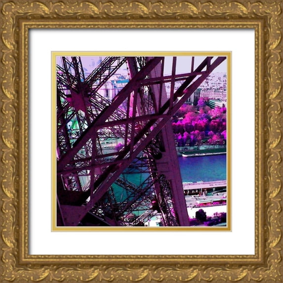 Tomas, Lisa 15x15 Gold Ornate Wood Framed with Double Matting Museum Art Print Titled - Printemps a Paris