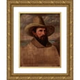 thumbnail image 1 of Tomasz Tyrowicz 11x14 Gold Ornate Wood Frame and Double Matted Museum Art Print Titled - Self-Portrait (1849), 1 of 4