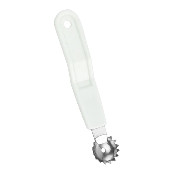 Tomato Corer Scooper, Strawberry Huller for Kitchen, Stainless Steel Remover Tool with Hanging Hole for Leaves, Stems, Corer, and Hull, Suitable for Fruit, Vegetable Salads, and Desserts,White