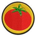 thumbnail image 1 of Tomato Garden Fruit Applique Multi-Color Embroidered Hook & Loop Patch - 2.5 Inch Small, 1 of 5