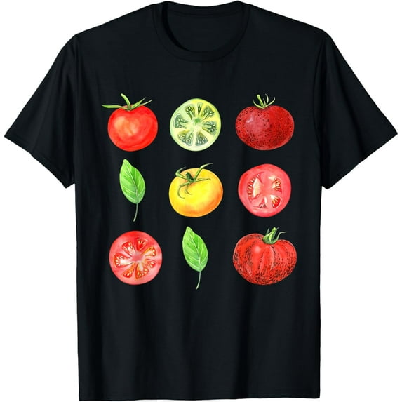 Tomato Girl Summer Cottagecore Tomato Aesthetic Gardening T-Shirt
