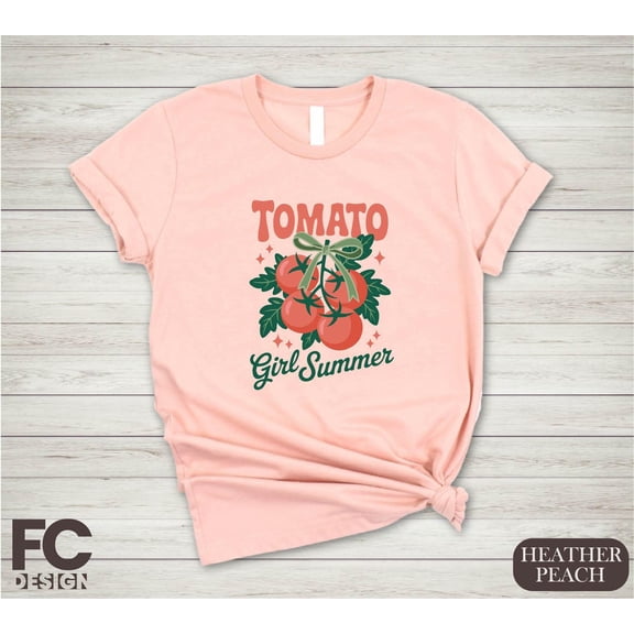 Tomato Girl Summer Shirt, Farmers Market T-Shirt, Fruit T-shirt, Gardening Sweater, Summer Vibes Tee, Italian T-shirt, Boho Shirt All Size S-5Xl