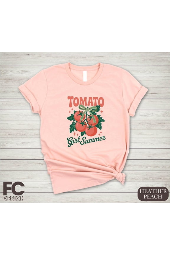 Tomato Girl Summer Shirt, Farmers Market T-Shirt, Fruit T-shirt, Gardening Sweater, Summer Vibes Tee, Italian T-shirt, Boho Shirt All Size S-5Xl
