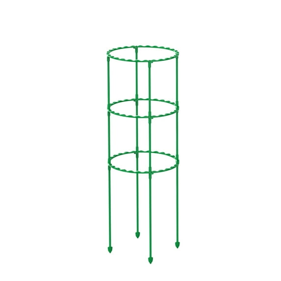 Tomato Growing Cage Garden Plant Support Stakes for Potted Plants Vines Pots Three Layer 55cm