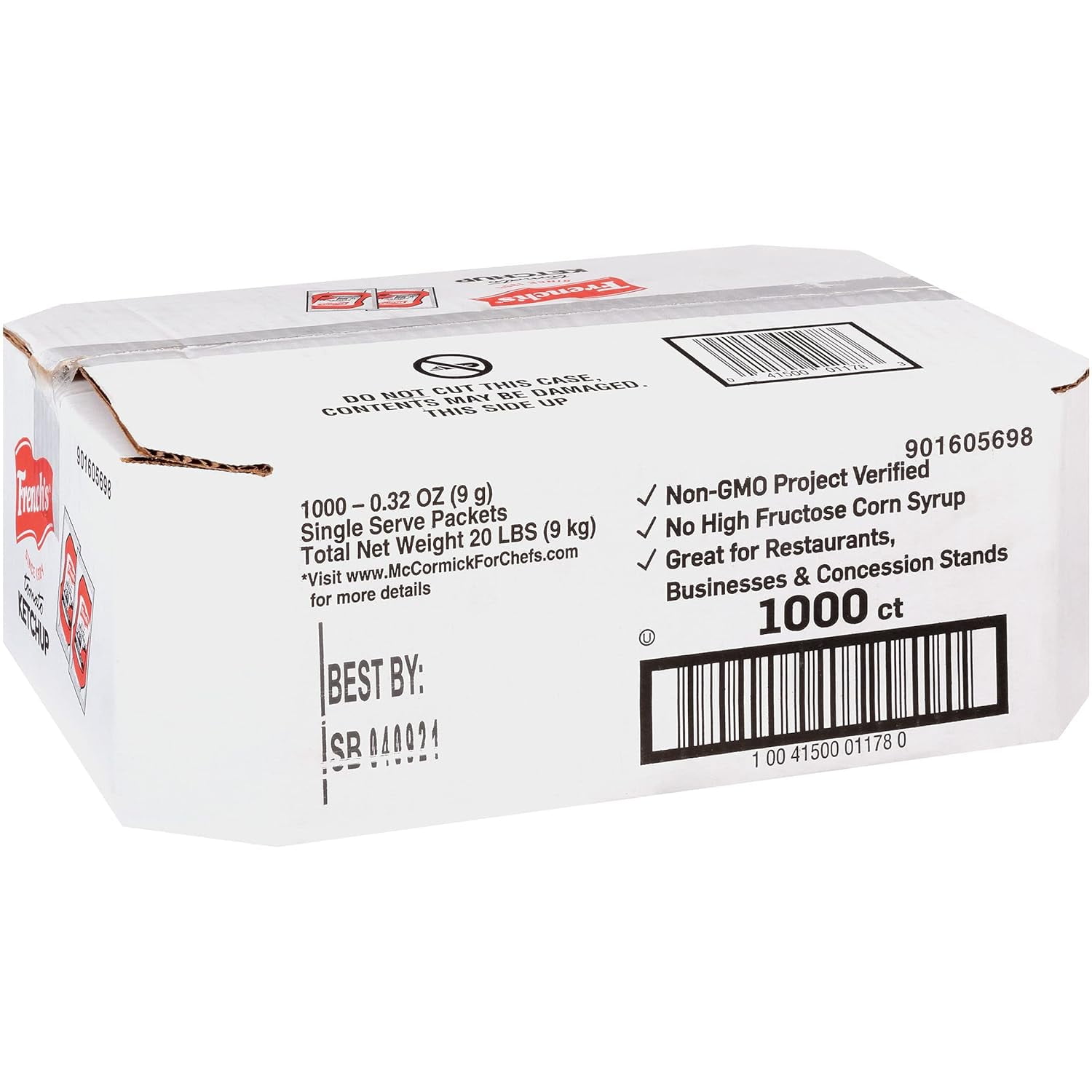 Tomato Ketchup Packets, 1000 count One Box of 1000 Individual Ketchup