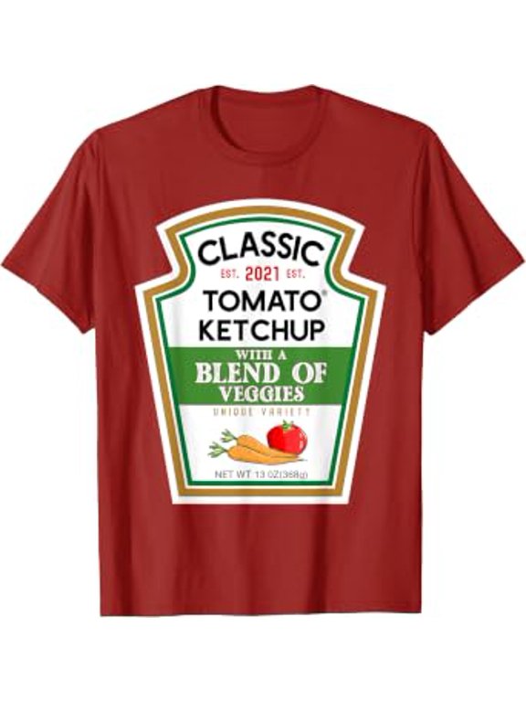 Tomato Ketchup With A Blend of Veggies DIY Halloween Costume T-Shirt
