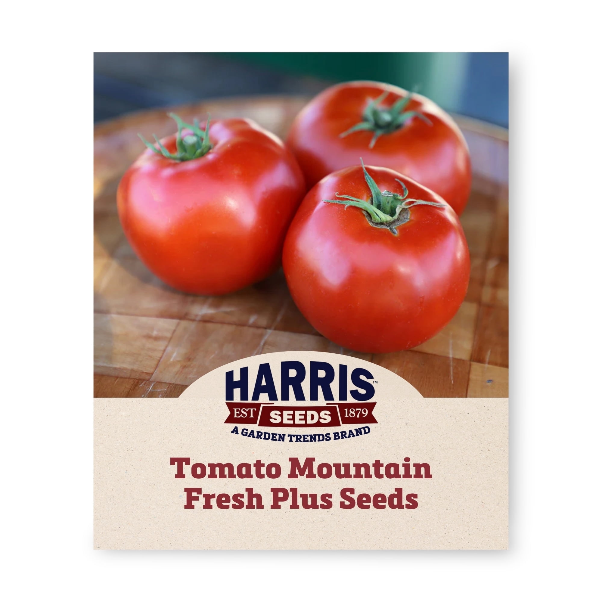 Harris Seeds Mountain Fresh Plus F1 Tomato, Determinate Red Slicer Variety, Treated, 500 Count