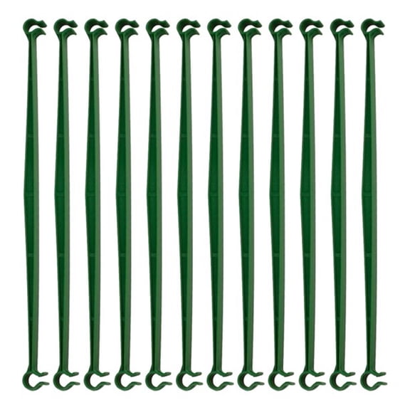 Tomato Plant Support Cage Connectors Modular Crossbar Snaps Heavy Duty Rustproof Green Frame Upright Stakes Extension for Yard Patio Climbing Vine