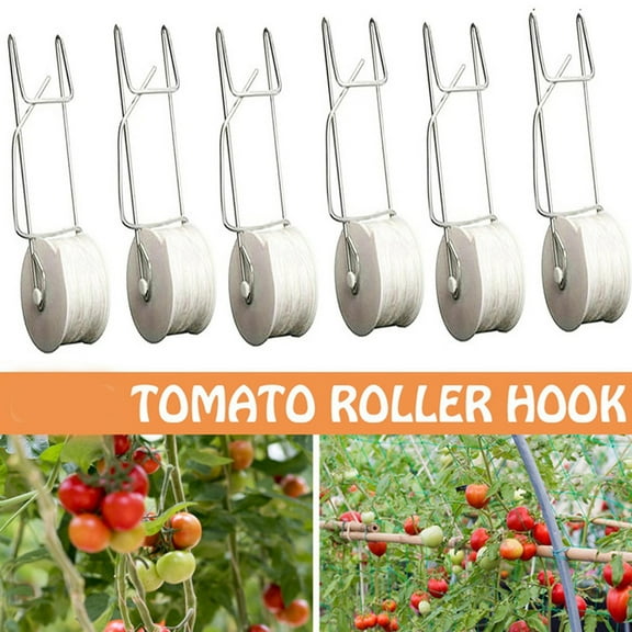 Tomato Plants Hooks Lattice Trellis Clips for Greenhouse Vines 6 Pack