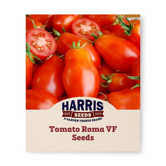 Harris Seeds Tomato Roma VF, Determinate Paste Tomato, 1,000 Count