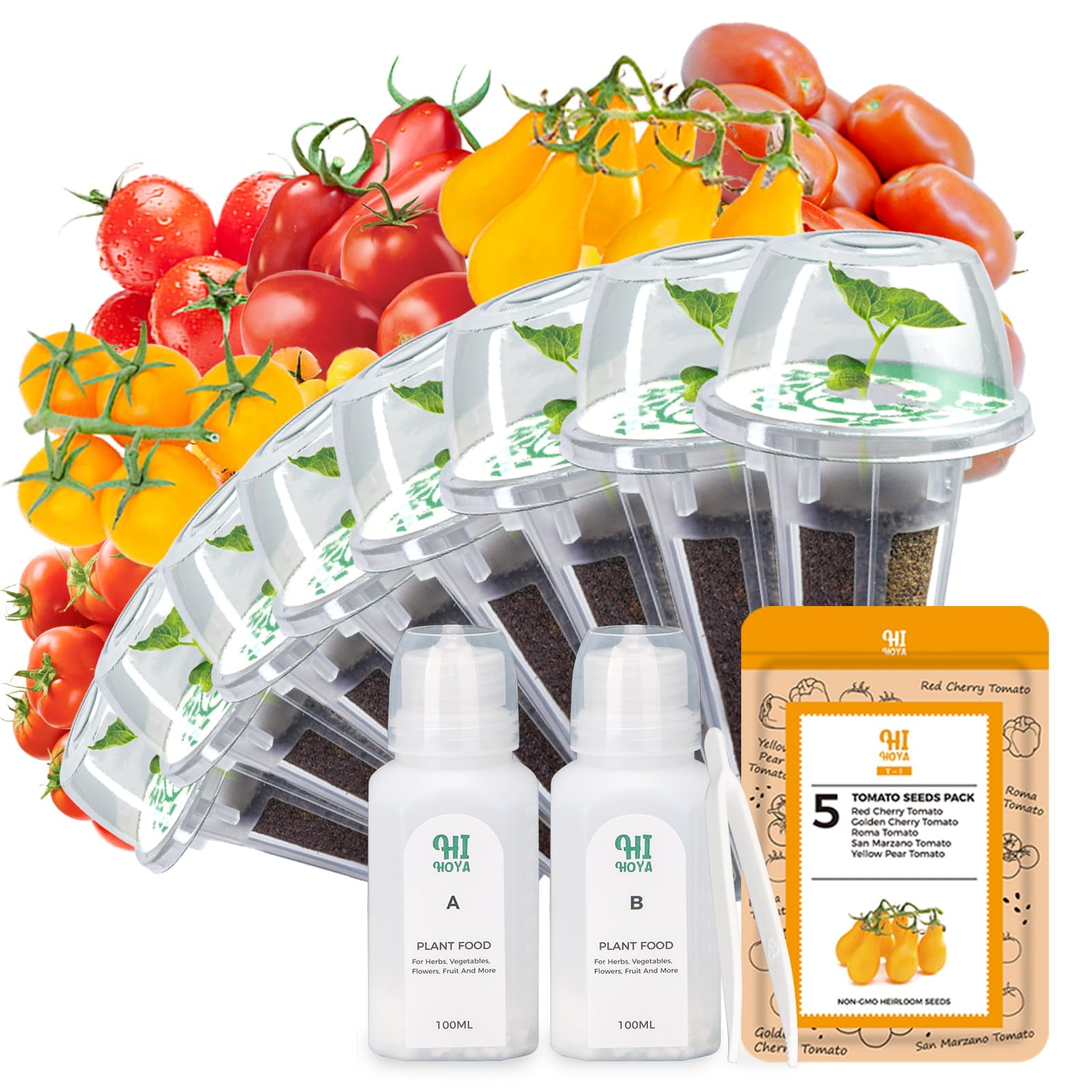 Tomato Seed Pods for MMF7 AeroGarden, Ahopegarden, GARDENCUBE and All