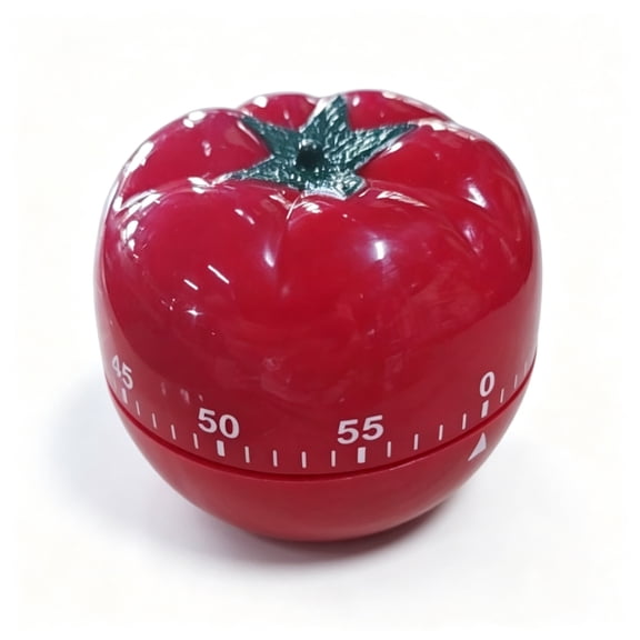 Tomato Shape Mechanical Timer, Battery-Free Wind Up Kitchen Cooking Clock, Precise Timing Gadget for Food Baking, Cooking and Home Kitchen Daily Use