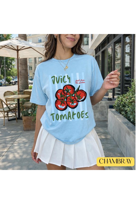 Tomato Shirt, Fruit Shirt, Vegan Shirt, Garden TShirt, Vegetable Shirt, Food Shirt, Gardening Gift, Tomato Lover, Farmers Market, Vintage Birthday Gift