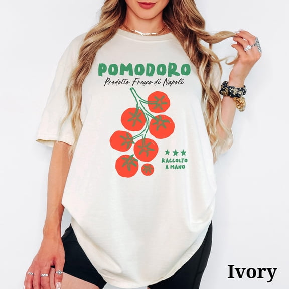 Tomato Shirt, La Dolce Vita, Vintage Italy Shirt, Tomato Girl Summer, Pomodoro Shirt, Coastal Granddaughter, Amalfi Coast, Tomatoes Shirt
