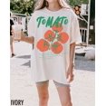 thumbnail image 1 of Tomato Shirt, Tomato Girl Summer, Garden Shirt, Farmers Market Tshirt, Gift for Gardener, Gardening T Shirt, Cottagecore, Vintage Aesthetic, 1 of 5