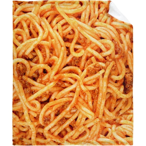 Tomato Spaghetti Blanket Throw Super Soft and Cozy Blankets for Home Decoration, Couch, Bed, Sofa 50 in x 40 in Small for Kids for All Seasons