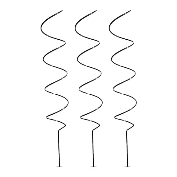 Tomato Spiral Plant Stakes 3 Pack, Reusable Garden Support for Climbing Vines 15.75in