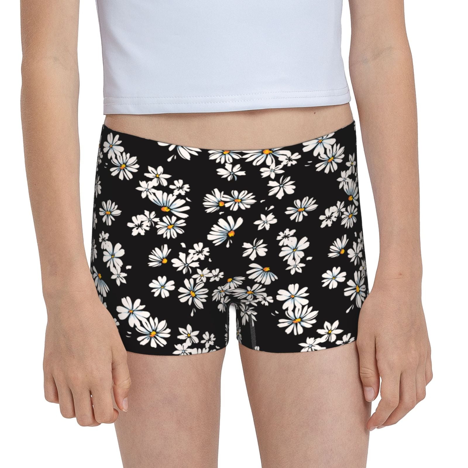 Easygdp Daisies Flowers Girls Hipster Cotton Underwear Little Girls