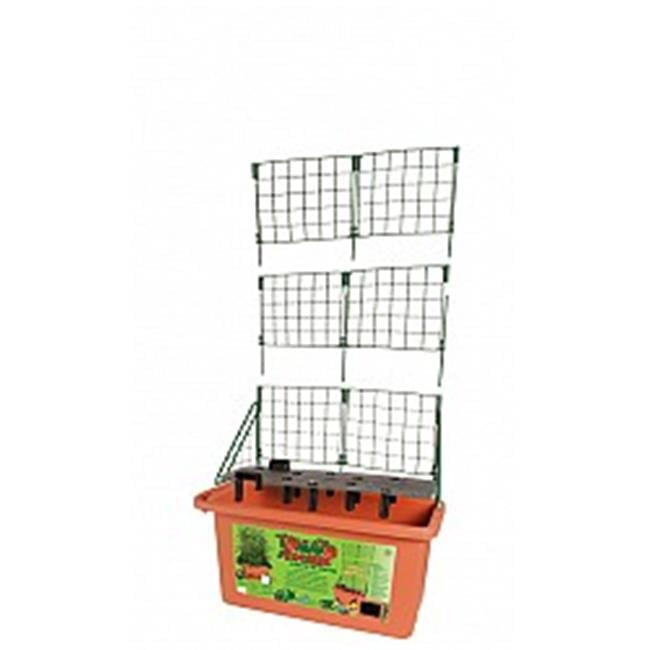 Tomato Trellis - Green - 4 Feet Tall - Sturdy Support for Climbing Plants