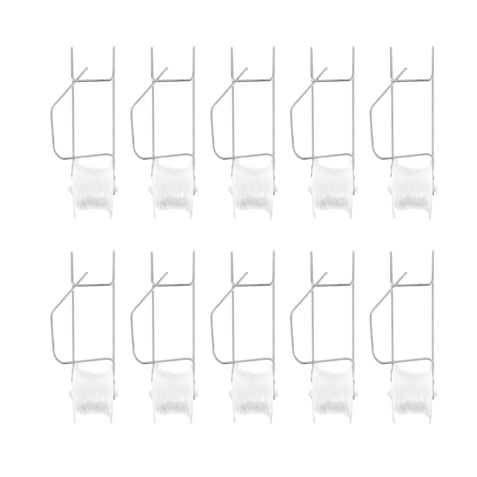 Tomato Trellis Roller Hooks Kit with Twine String - Heavy Duty Support ...