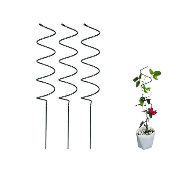 Tomato Twist Stake,Spiral Tomato Stakes,Twisted Tomato Stakes, Plant Supports Spiral Tomato Cages,Spiral Plant Support for Potted Plants Tomato Rose Vine