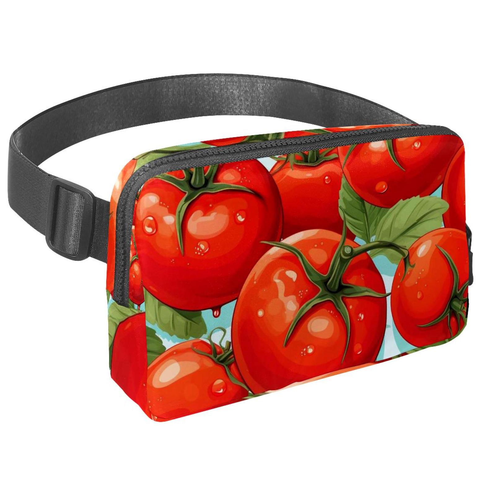 Tomatoes Lightweight Adjustable Sling Bag with Extension Strap - Unisex Fanny Pack Waist Packs