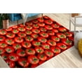 thumbnail image 1 of Tomatoes Rug, Red Rug, Chef Rugs, Modern Rugs, Step Rug, Thick Rug, Colorful Rug, Home Decor Rug, Thin Rug, Office Decor Rug, Kitchen Rug, 2'x3' - 60x90 cm, 1 of 5
