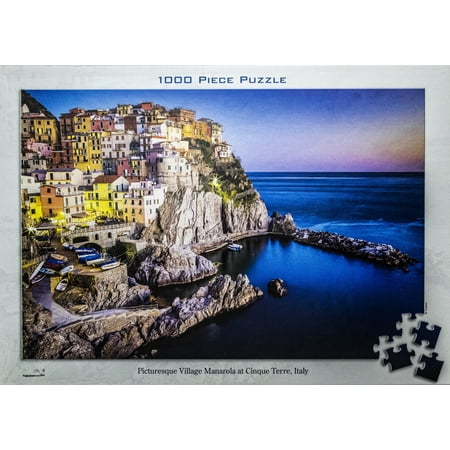 Tomax Jigsaw Puzzle - Picturesque Village Manarola at Cinque Terre, Italy (1000 Pieces)
