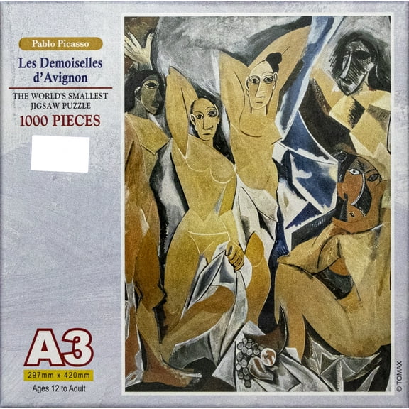 Tomax Miniature Jigsaw Puzzle - Pablo Picasso - Les Demoiselles d'Avignon (1000 Pieces)