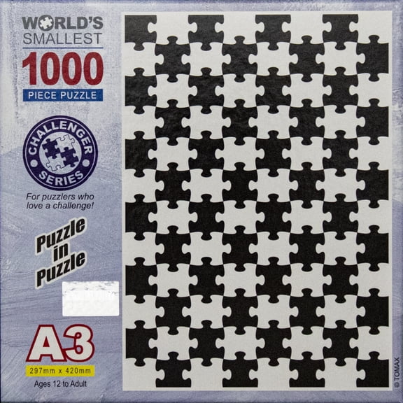 Tomax Miniature Jigsaw Puzzle - Puzzle in Puzzle - Checkerboard (1000 Pieces)