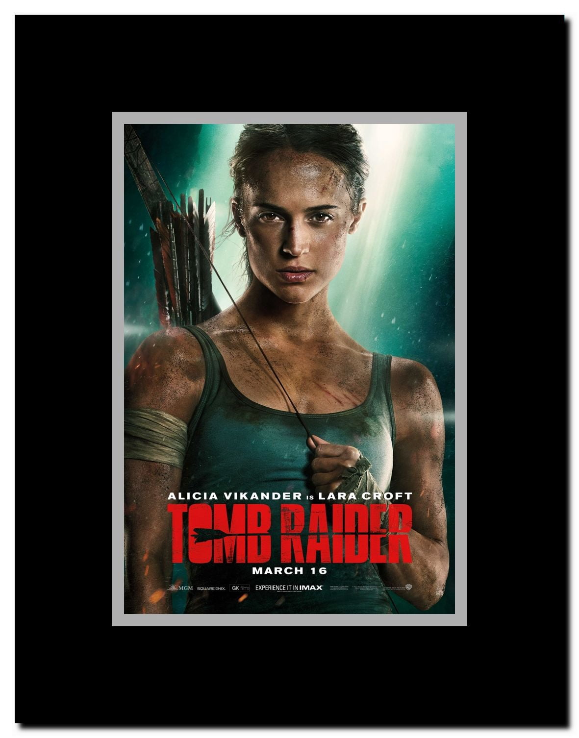 Tomb Raider Framed Movie Poster