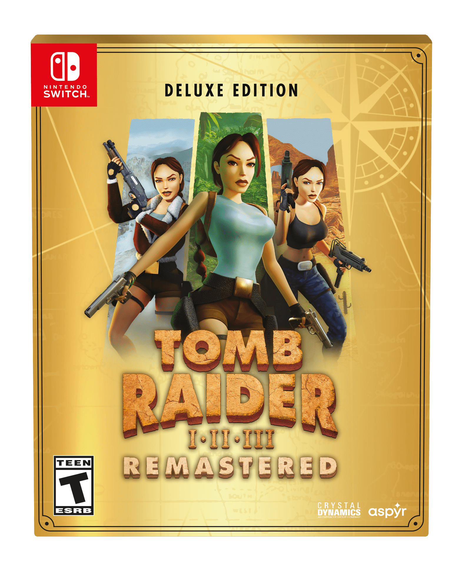 トゥームレイダー　Nintendo Switch Tomb Raider I-II-III Remastered - Nintendo Switch Physical