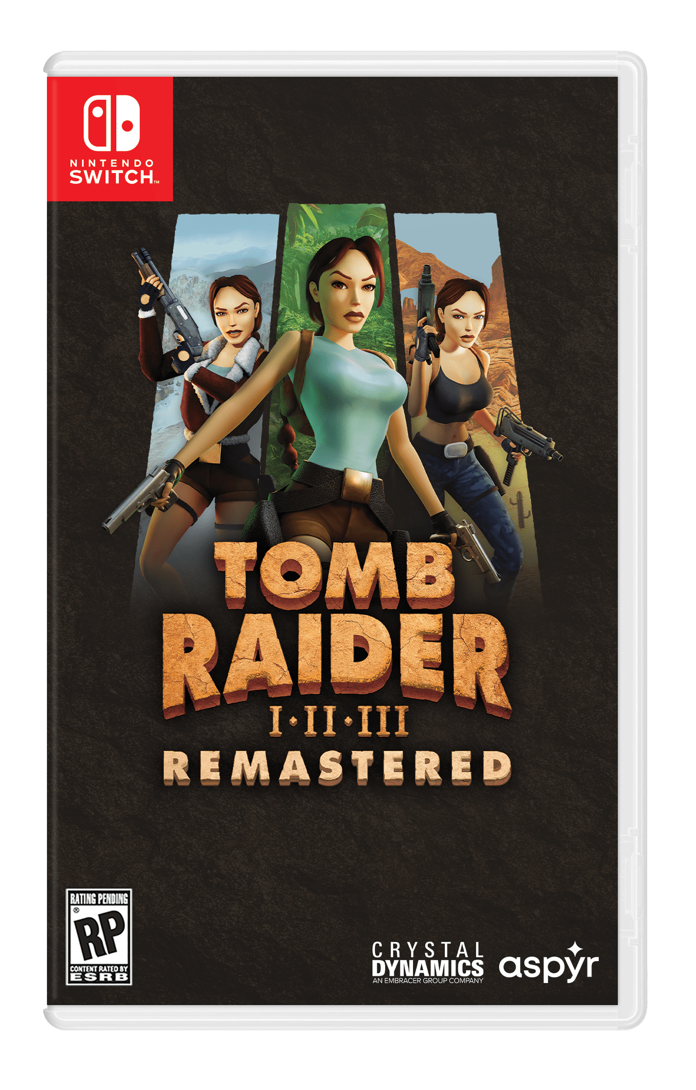 Tomb Raider I-III Remastered Starring Lara Croft,, Nintendo Switch ...