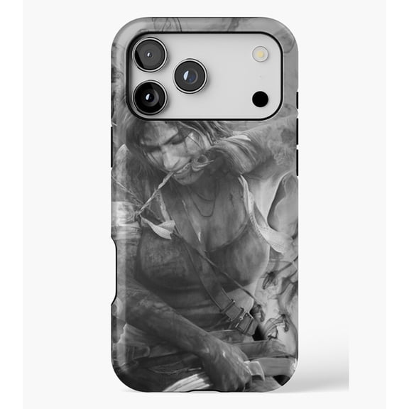 Tomb Raider Smoke Effect M2204, Protective Case for iPhone 17 16 15 14 13 12 11 Pro Max – Modern Unisex Style