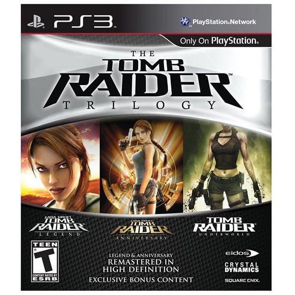 Tomb Raider Trilogy Square Enix PlayStation 3 662248910376 - image 1 of 3