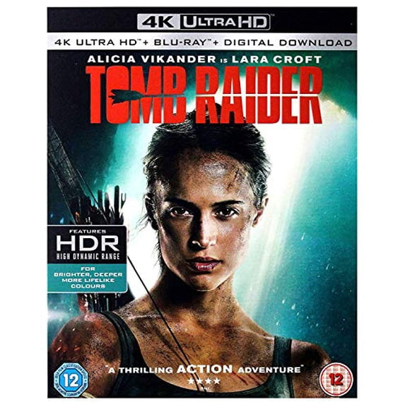 Tomb Raider (4K Ultra HD) Alicia Vikander Daniel Wu Dominic West Hannah John-Kamen