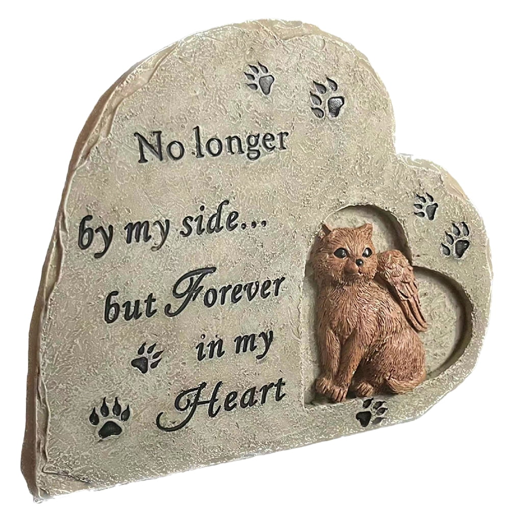 Tomb Stones Tombstones for Graves Statue Cat Ornament The Dog Cemetery