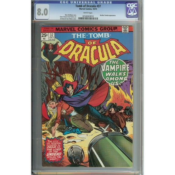 Tomb of Dracula #37 CGC 8.0