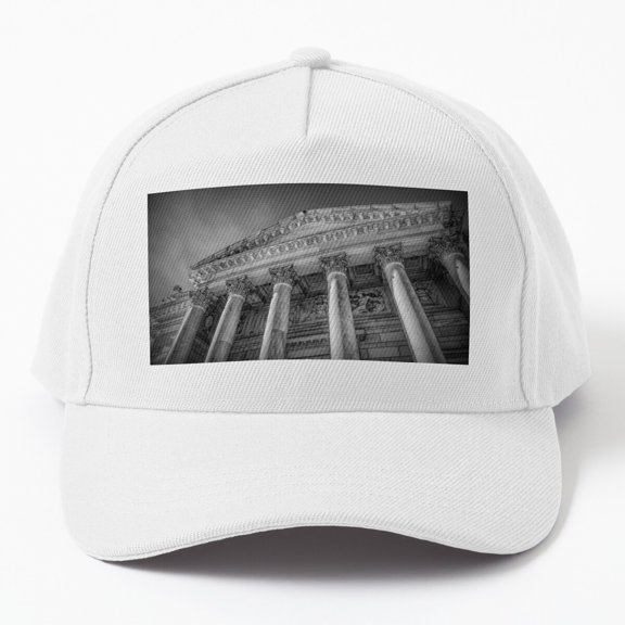 Tomb of the Unknown Soldier Arlington 1 BW Baseball Cap, Memorial Hat Style